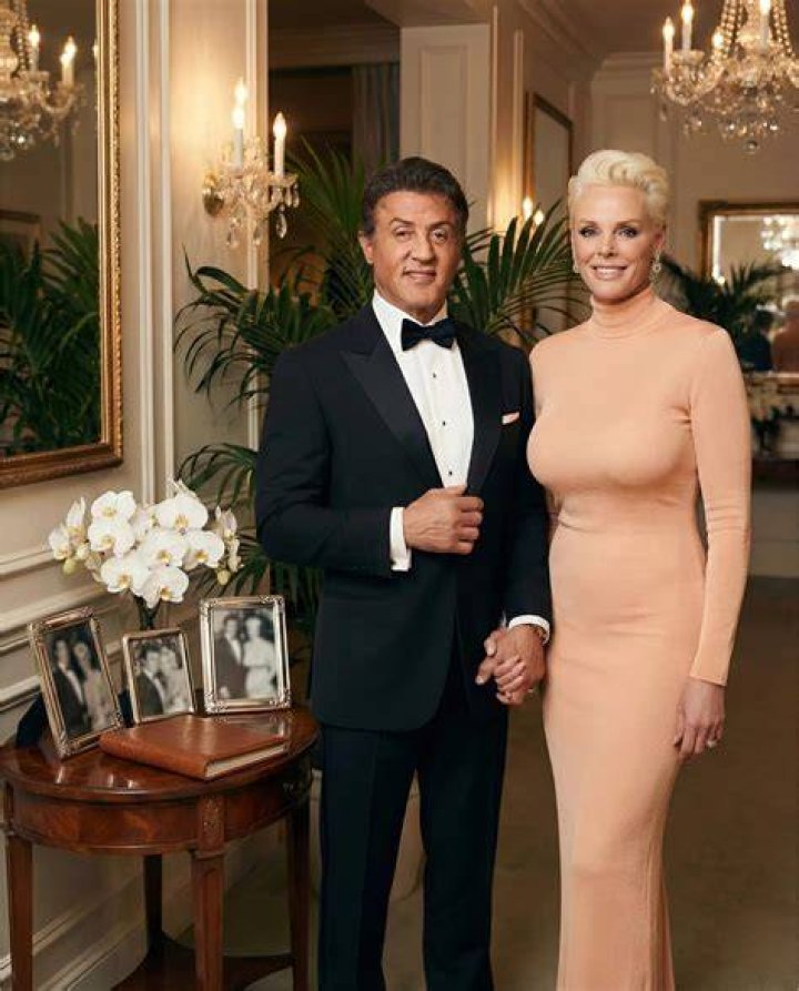 Brigitte Nielsen looks radiant as she enjoys lunch with husband Mattia